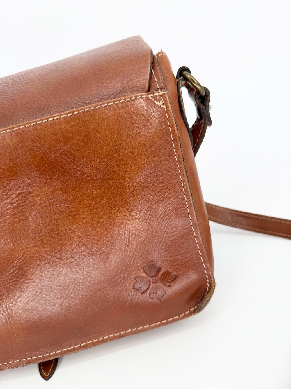 Patricia Nash Cutout Tooled Leather Crossbody Bag-Imperial Limited-Florence - Picture 12 of 13